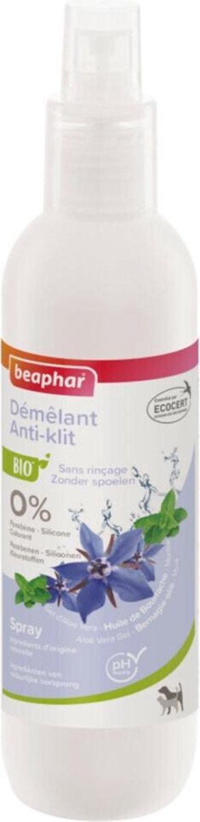 3x Beaphar Bio Anti-klit Spray 200 ml