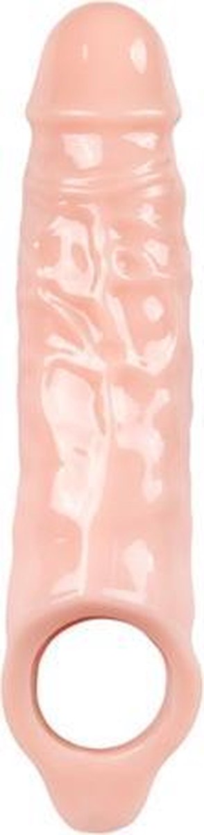 Really Ample Verlengende Penissleeve - Toys voor heren - Penissleeve's - Beige - Discreet verpakt en bezorgd