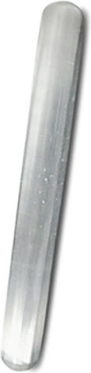Seleniet massagestaaf dun - 150 mm - wit