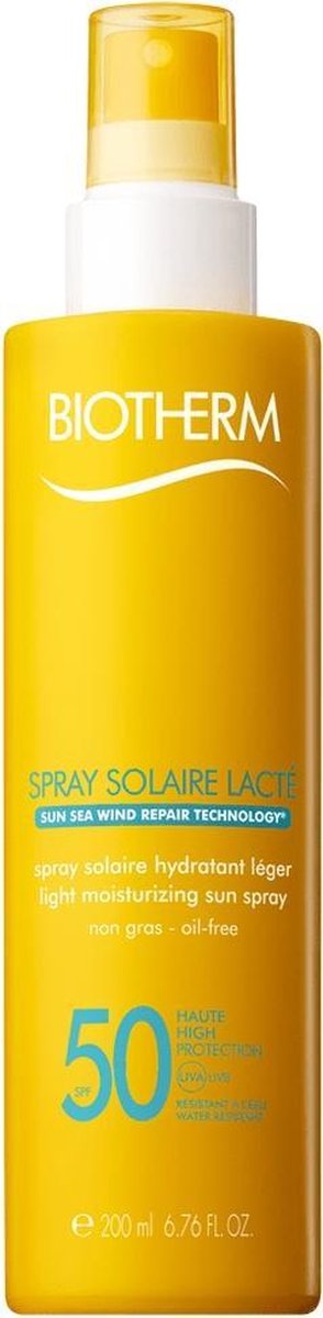 Biotherm Spray Solaire Lacté Ultra-Light Moisturizing SPF 50 - Zonnemelk - 200 ml