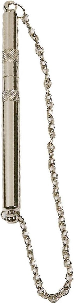 Hondenfluitje Luxe - Zilver - 11 x 1.5 x 1.5 cm