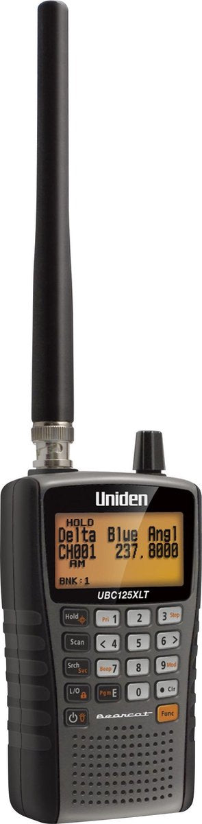 Uniden UBC-125XLT Scanner Ontvanger Luchtvaart