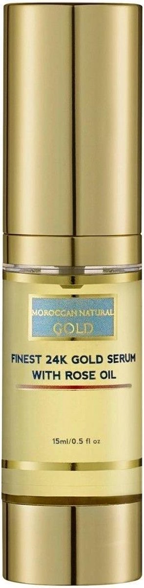 Moroccan Natural Finest 24K Gold Serum Wit Rose Oil