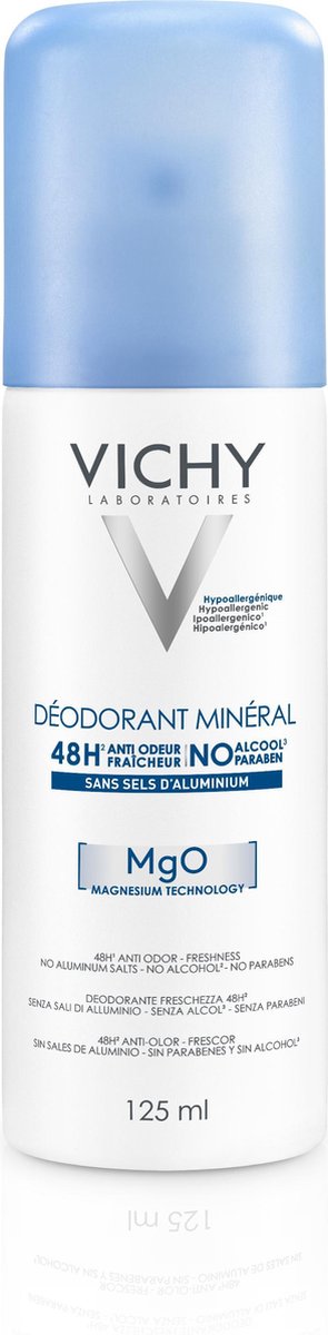 Vichy Deodorant 48u Mineral Spray 125ml