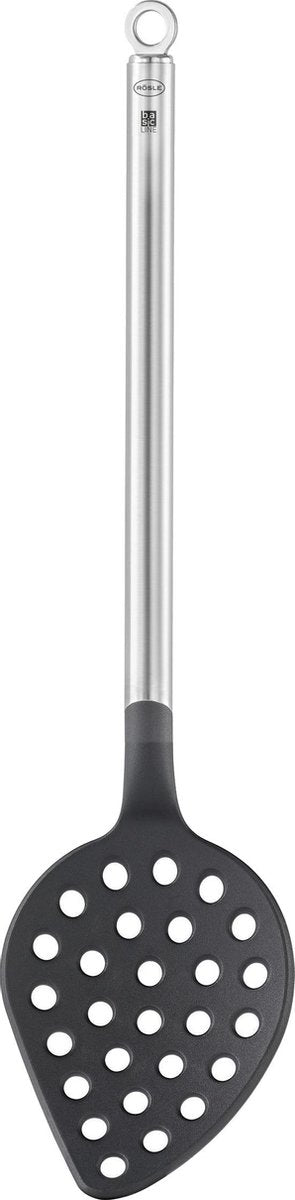 Rösle Schuimspaan Basic Line 32 Cm Rvs Zilver/zwart