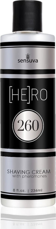 Sensuva HE(RO) 260 Pheromone Scheercreme voor Mannen - 236 ml