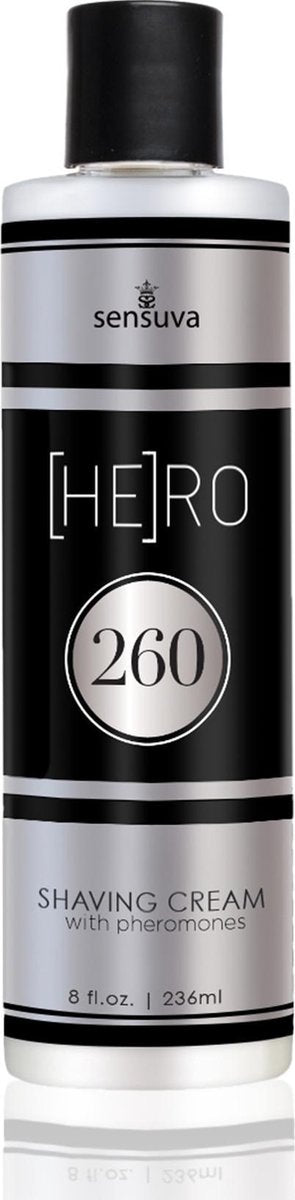 Sensuva HE(RO) 260 Pheromone Scheercreme voor Mannen - 236 ml