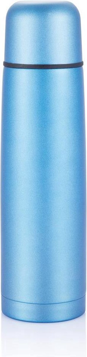 Loooqs - Roestvrijstalen isoleerfles - 0.5 L - Blauw