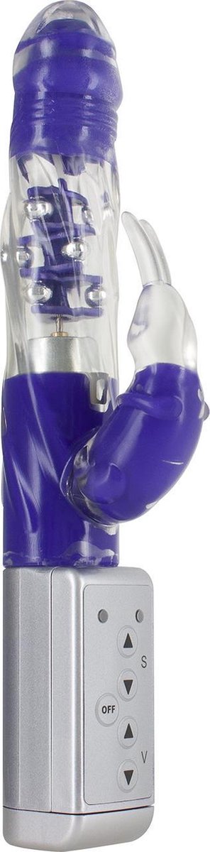 Toy Joy - Funky-Funky Rabbit Vibrator Dark Purple-Vibrator