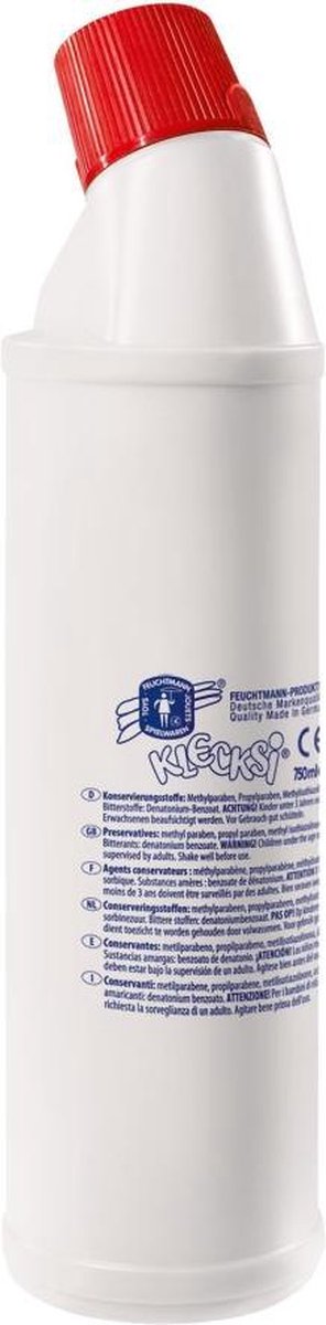 Feuchtmann Klecksi Fles Vingerverf 900 Ml Wit