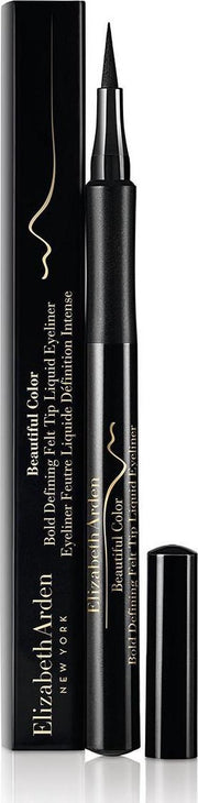 Elizabeth Arden Beautiful Color Bold Defining Felt Tip Liquid Eyeliner Black