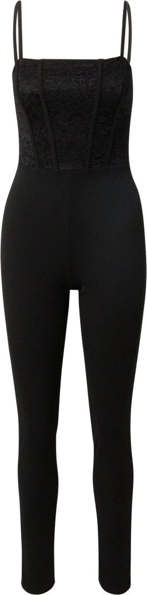 Wal G. jumpsuit shaheen Zwart-8 (S)