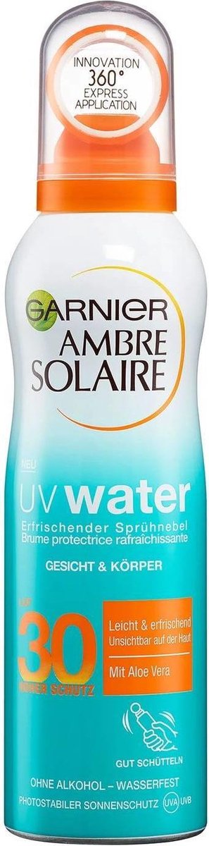 Garnier Ambre Solaire 3600542198387 zonnebrandspray 200 ml Waterbestendig Lichaam