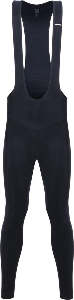 Santini Fietsbroek - Maat L  - Mannen - Zwart