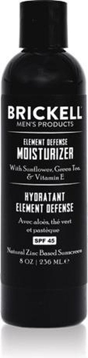 Brickell Men's Element Defense Moisturizer SPF 45 236 ml.