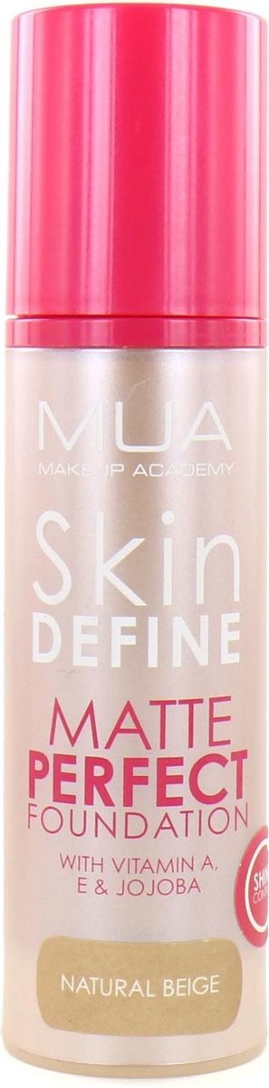 MUA Skin Define Matte Perfect Foundation - Natural Beige
