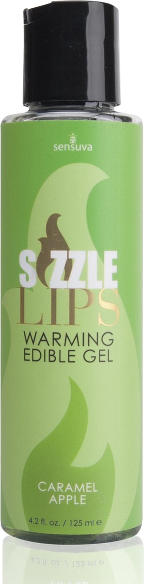 Sensuva Sizzle Lips Verwarmende Eetbare Gel Caramel Appel - 125 ml