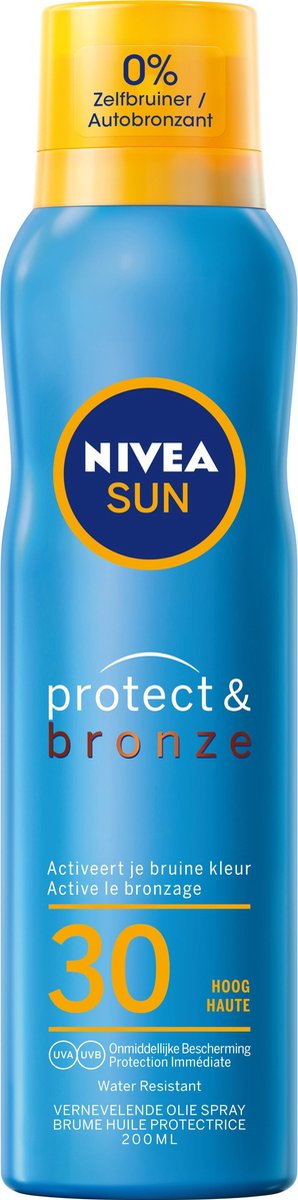 NIVEA SUN Protect & Bronze Zonnespray SPF 30 - 200 ml