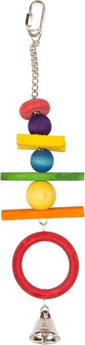 Duvo+ Acrobaat met kleurrijke houten blokjes 38cm
