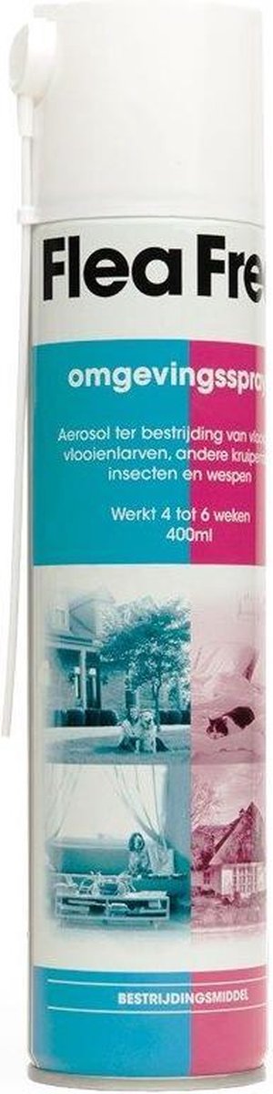 Exil Flea Free Ongediertespray - Werkt 4 tot 6 weken - 400 ml
