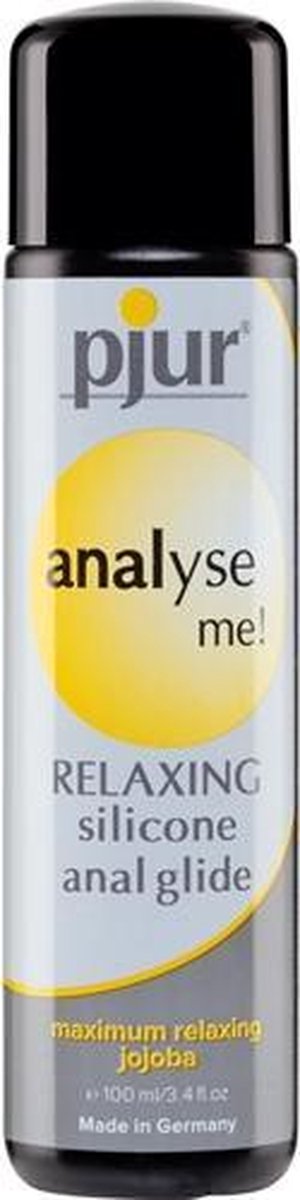 Pjur Analyse Me Anaal Glijmiddel Op Siliconenbasis - 100 ml | Waterbasis | Vrouwen | Mannen | Smaak | Condooms | Massage | Olie | Condooms |  Pjur | Anaal | Siliconen | Erotische | Easyglide