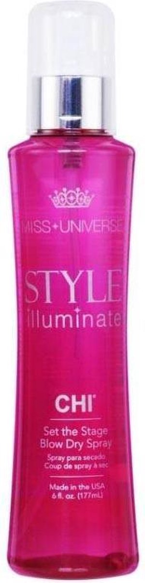 Miss Universe Style Illuminate Set The Stage Blow Dry Spray