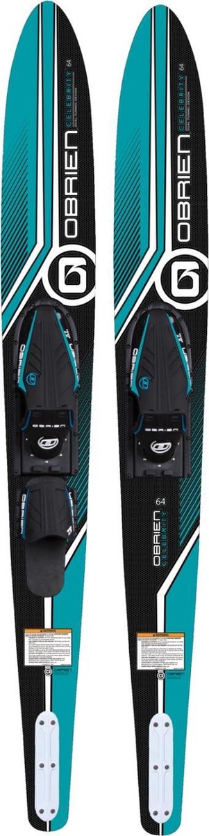 O'Brien Celebrity 64 waterski's w/jr  X-7 bindingen combo