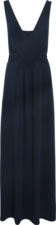 Cassis - Jurk in effen tricot - Marineblauw