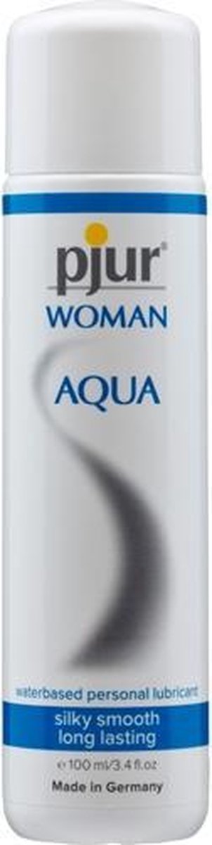 Pjur Woman Aqua - 100 ml | Waterbasis | Vrouwen | Mannen | Smaak | Condooms | Massage | Olie | Condooms |  Pjur | Anaal | Siliconen | Erotische | Easyglide