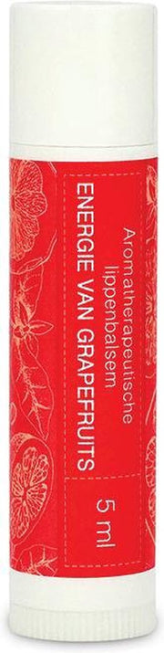 Aromatherapeutische lippenbalsem energie van Grapefruits - 5 ml - Vegan lippenbalsem - Grapefruit lipbalm