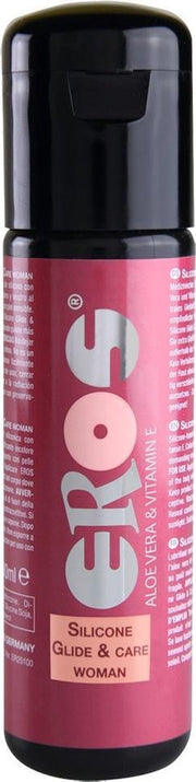 Eros Glide and Care Woman Silicone - 100 ml - Glijmiddel