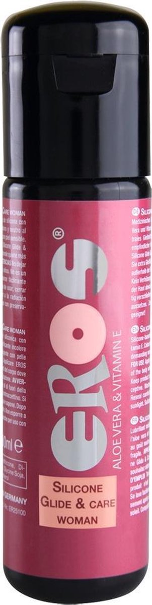 Eros Glide and Care Woman Silicone - 100 ml - Glijmiddel