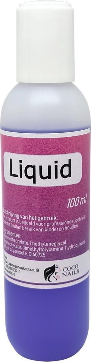 Acryl vloeistof (Liquid) Sneldrogend paars PRO 100 ml
