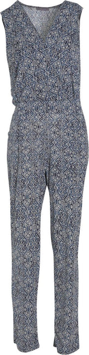 Cassis - Jumpsuit met Azteekse retroprint - Indigo