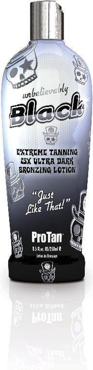 Pro Tan Unbelievably Black 25x DHA Bronzers Zonnebankcreme - 250 ml