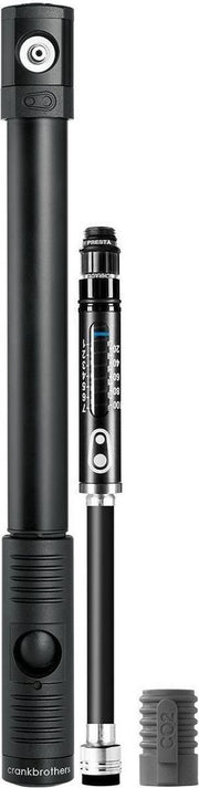 Crankbrothers Handpomp Klic Hv Manometer CO2 Midnight Edition