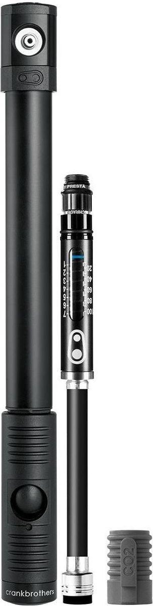 Crankbrothers Handpomp Klic Hv Manometer CO2 Midnight Edition