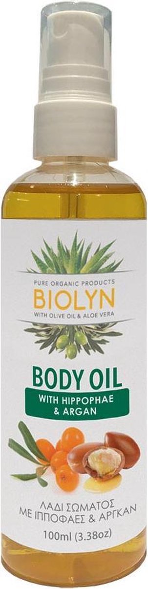 Stralend gehydrateerde huid - Biologische body oil - Arganolie - Kalmeert de huid - Biolyn
