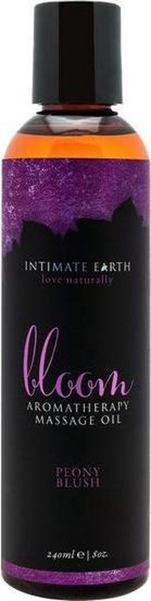Erotische Massageolie Intimate Earth Bloom Roze bloemen (240 ml)