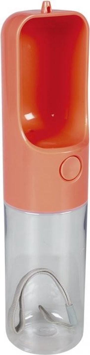 Drinkfles voor de hond 450ml roze