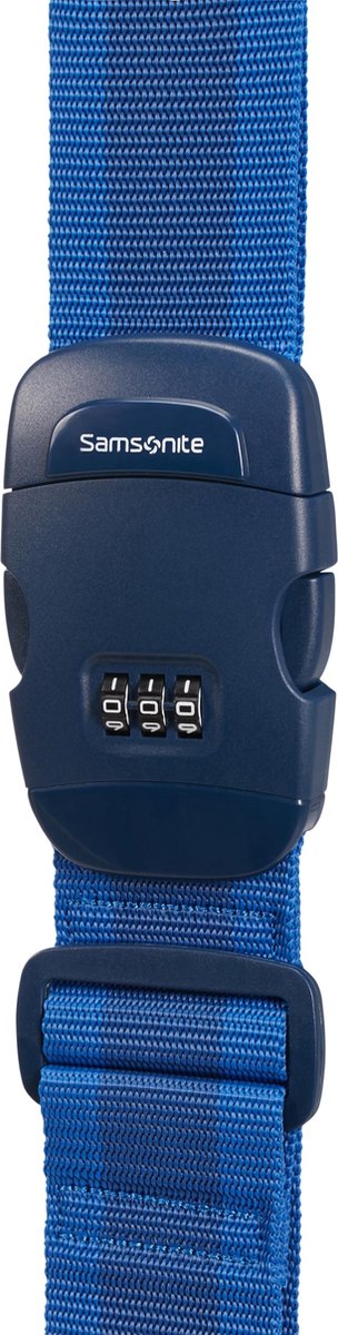Samsonite Kofferriem - Global Ta Luggage Strap/Lock Midnight Blue