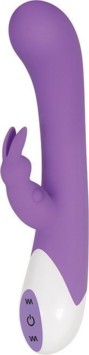 Flexibele duo vibrator met grote top