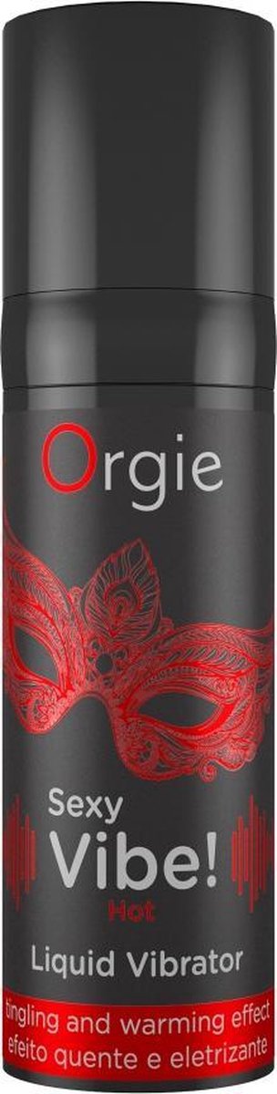 Sexy Vibe! Hot - Liquid Vibrator - Stimulating Lotions and Gel - black - Discreet verpakt en bezorgd