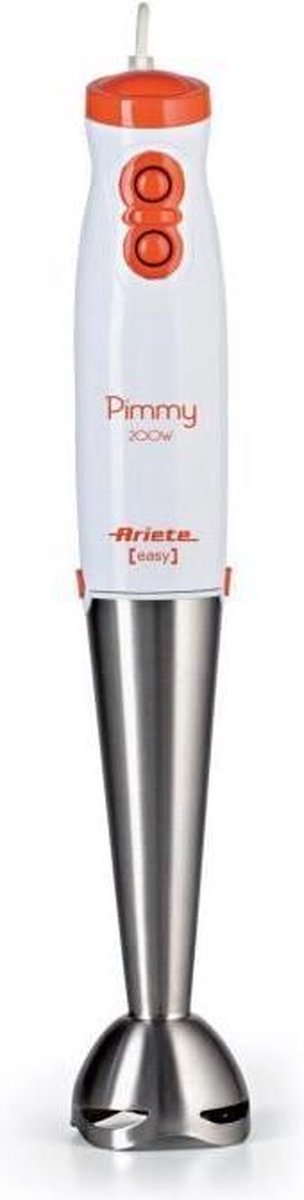 ARIETE 881 Pimmy Mixer plunjer - 200 W - 2 snelheden - Wit en metaal