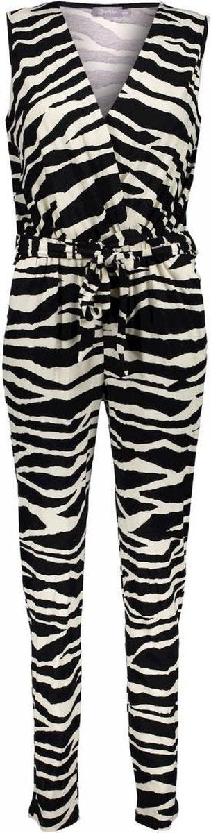 Geisha Jumpsuit Zebra Sleeveless - L