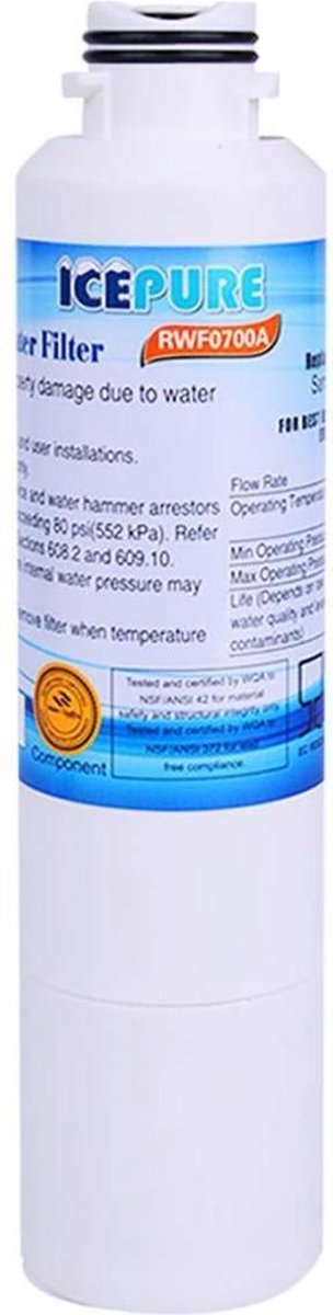 Icepure RWF0700A Water Filter Refrigerator Replacement Samsung
