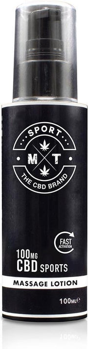ManTycoon CBD SPORT massage lotion. Voor kortstondige behandeling van vermoeide spieren. Met CBD