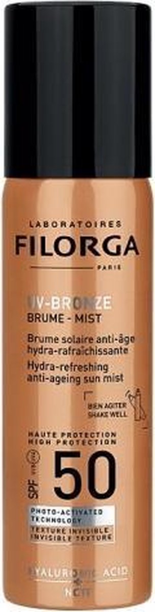 Filorga Uv Bronze Mist Spf50 Hydra Refreshing Anti Ageing Sun Mist 60ml