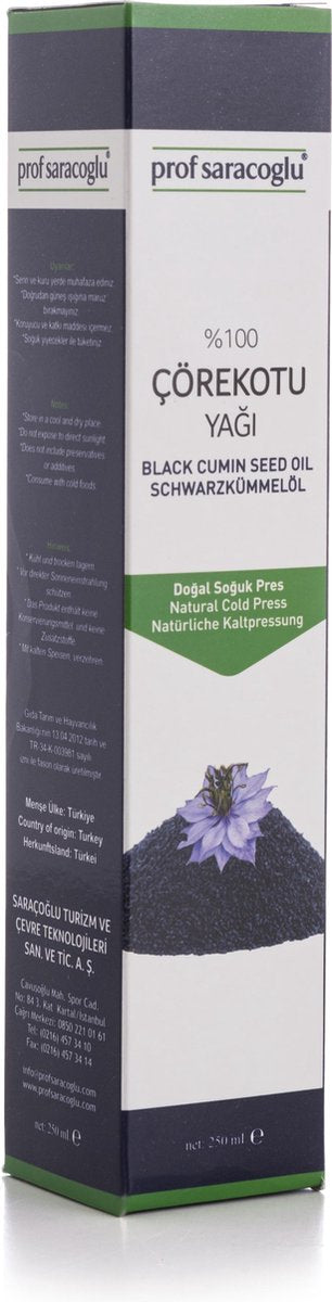 Zwarte Komijnzaad Olie 250mL