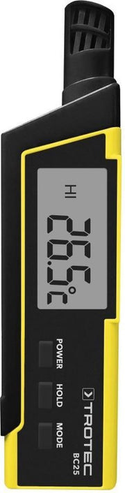 TROTEC Thermohygrometer BC25 incl. hitte-index (HI) en gevoelstemperatuur (WGBT) indicator